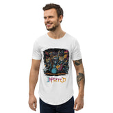 Infected Men's Curved Hem T-Shirt - Beyond T-shirts